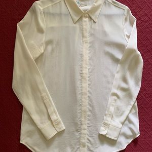 Off White Silk Blouse